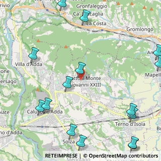 Mappa Via Alessandro Manzoni, 24039 Sotto il Monte Giovanni XXIII BG, Italia (3.17267)