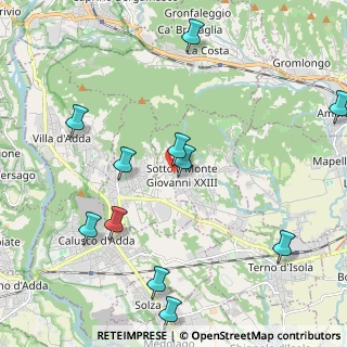 Mappa Via Alessandro Manzoni, 24039 Sotto il Monte Giovanni XXIII BG, Italia (2.46)