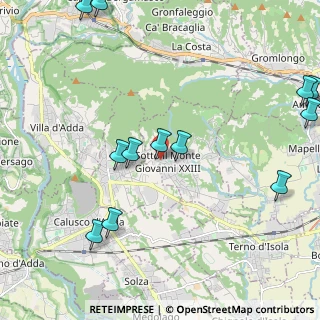 Mappa Via Alessandro Manzoni, 24039 Sotto il Monte Giovanni XXIII BG, Italia (2.67583)