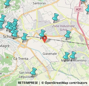 Mappa Via Maranese, 36015 Schio VI, Italia (3.06158)