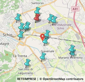 Mappa Via Maranese, 36015 Schio VI, Italia (1.95813)