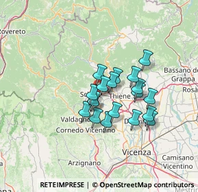 Mappa Via Maranese, 36015 Schio VI, Italia (9.63684)