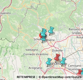 Mappa Via Maranese, 36015 Schio VI, Italia (25.50917)