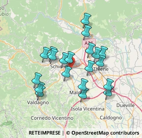 Mappa Via Maranese, 36015 Schio VI, Italia (6.233)