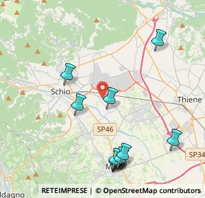 Mappa Via Maranese, 36015 Schio VI, Italia (4.63818)