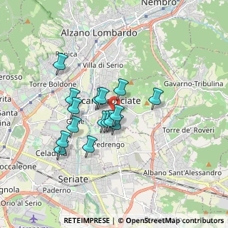 Mappa Via E. Fermi, 24030 Scanzorosciate BG, Italia (1.37313)
