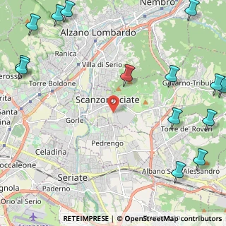 Mappa Via E. Fermi, 24030 Scanzorosciate BG, Italia (3.47214)