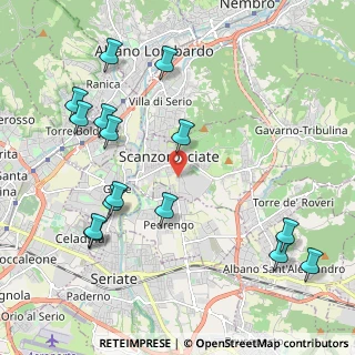 Mappa Via E. Fermi, 24030 Scanzorosciate BG, Italia (2.42467)