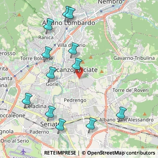 Mappa Via E. Fermi, 24030 Scanzorosciate BG, Italia (2.51833)