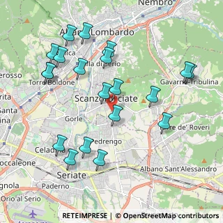 Mappa Via E. Fermi, 24030 Scanzorosciate BG, Italia (2.165)