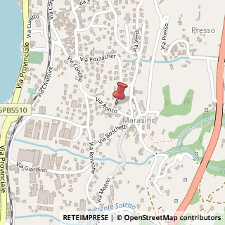 Mappa Via Ronco, 12, 25057 Sale Marasino, Brescia (Lombardia)