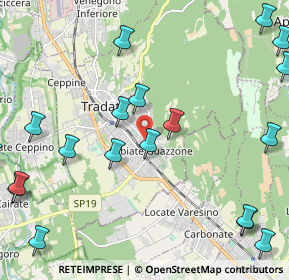 Mappa Via Galli Mario, 21049 Tradate VA, Italia (2.971)