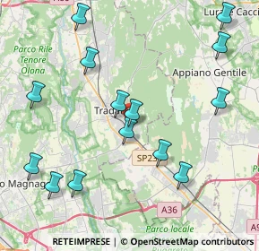 Mappa Via Galli Mario, 21049 Tradate VA, Italia (4.63857)