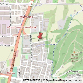 Mappa Via Don C. Nava, 16, 24030 Mozzo, Bergamo (Lombardia)