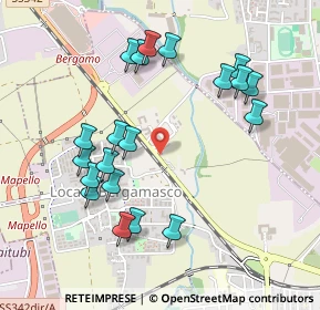 Mappa Via Giacomo Leopardi, 24036 Ponte San Pietro BG, Italia (0.502)