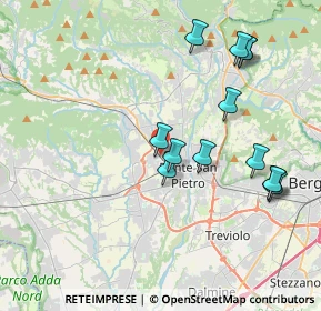 Mappa Via Giacomo Leopardi, 24036 Ponte San Pietro BG, Italia (3.96615)