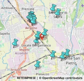 Mappa Via Giacomo Leopardi, 24036 Ponte San Pietro BG, Italia (0.977)