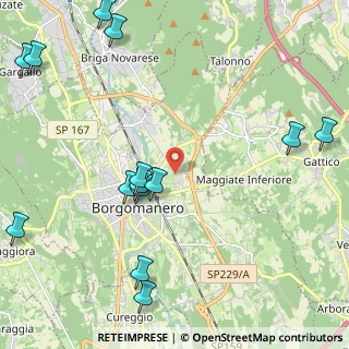 Mappa Via Ceredo, 28021 Borgomanero NO, Italia (2.80929)