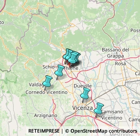 Mappa Via Colleoni, 36016 Thiene VI, Italia (6.74636)