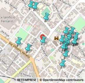 Mappa Via Colleoni, 36016 Thiene VI, Italia (0.2845)