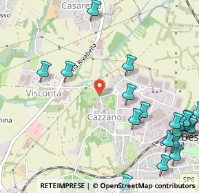 Mappa Via San Clemente, 20842 Besana In Brianza MB, Italia (0.747)
