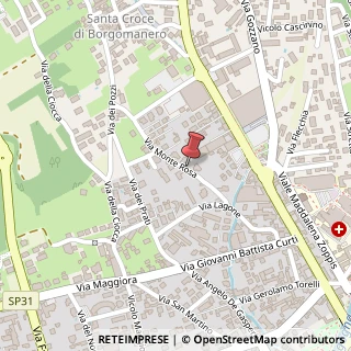 Mappa Via Monte Rosa, 12, 28021 Borgomanero, Novara (Piemonte)