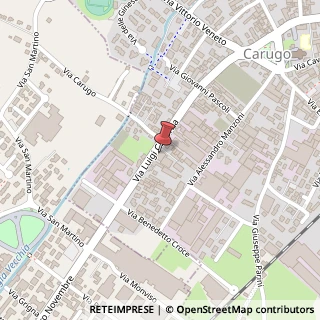 Mappa Via Luigi Cadorna, 45, 22060 Inverigo, Como (Lombardia)