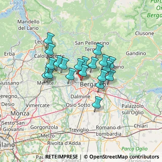 Mappa Via Liguria, 24030 Mozzo BG, Italia (10.221)