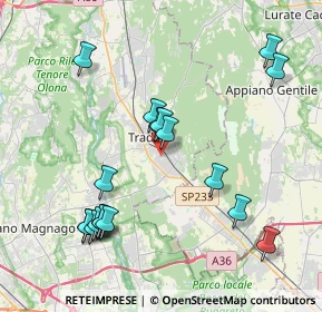 Mappa Via Nicholas Green, 21049 Tradate VA, Italia (4.26111)