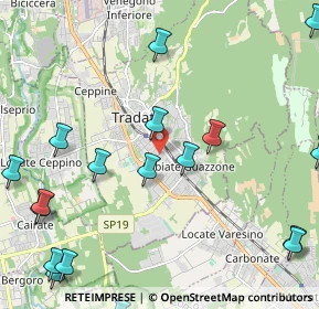 Mappa Via Nicholas Green, 21049 Tradate VA, Italia (3.0975)