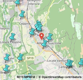 Mappa Via Nicholas Green, 21049 Tradate VA, Italia (2.984)