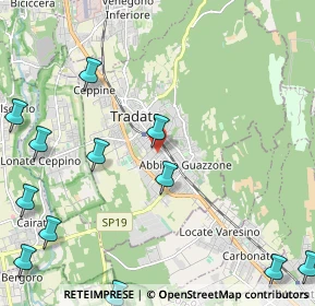 Mappa Via Nicholas Green, 21049 Tradate VA, Italia (3.0875)