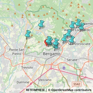 Mappa L.go Colle Aperto, 24129 Bergamo BG, Italia (3.39417)
