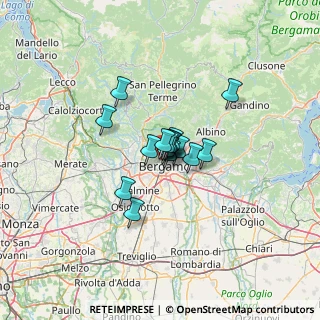Mappa L.go Colle Aperto, 24129 Bergamo BG, Italia (6.615)