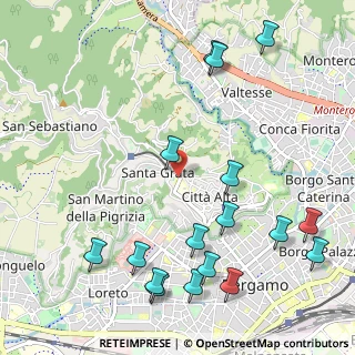 Mappa L.go Colle Aperto, 24129 Bergamo BG, Italia (1.33)