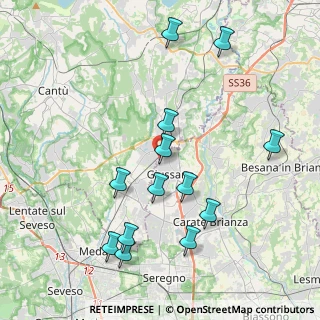 Mappa Via Luigi Pirandello, 20833 Giussano MB, Italia (4.24)