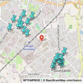 Mappa Via Luigi Pirandello, 20833 Giussano MB, Italia (0.698)