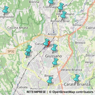 Mappa Via Luigi Pirandello, 20833 Giussano MB, Italia (2.64545)
