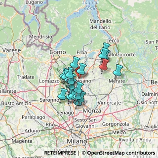 Mappa Via Luigi Pirandello, 20833 Giussano MB, Italia (9.388)