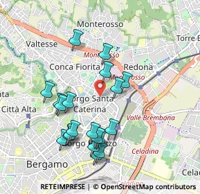 Mappa Viale Santuario dell'Addolorata, 24124 Bergamo BG, Italia (0.924)