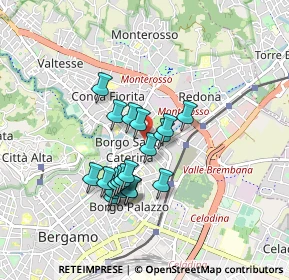 Mappa Viale Santuario dell'Addolorata, 24124 Bergamo BG, Italia (0.6985)