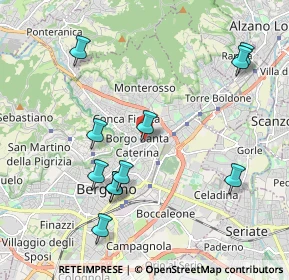 Mappa Viale Santuario dell'Addolorata, 24124 Bergamo BG, Italia (2.13)