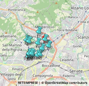 Mappa Viale Santuario dell'Addolorata, 24124 Bergamo BG, Italia (1.47059)