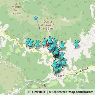 Mappa Località Comero, 25070 Casto BS, Italia (0.7144)