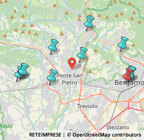 Mappa Via S. Clemente, 24036 Ponte San Pietro BG, Italia (4.73273)