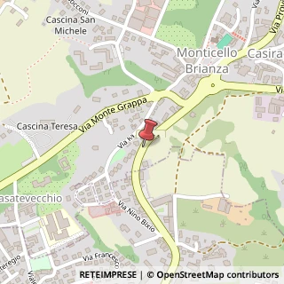 Mappa Via Generale G. Sirtori, 37, 23876 Monticello Brianza, Lecco (Lombardia)