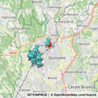 Mappa Via Vincenzo Monti, 22060 Carugo CO, Italia (1.68727)