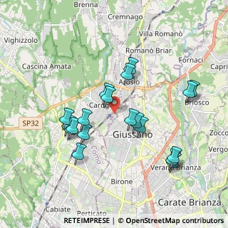 Mappa Via Vincenzo Monti, 22060 Carugo CO, Italia (1.82263)