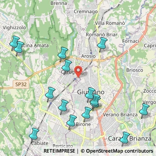 Mappa Via Vincenzo Monti, 22060 Carugo CO, Italia (2.63067)