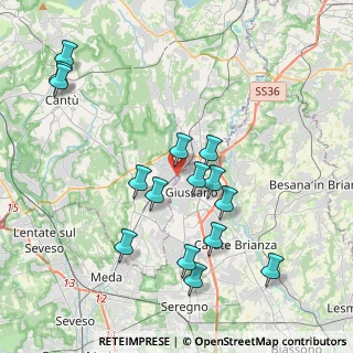 Mappa Via Vincenzo Monti, 22060 Carugo CO, Italia (4.07067)